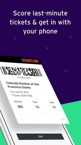 StubHub - Tickets to sports, concerts & events screenshot.