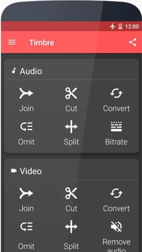Timbre: Cut, join, convert mp3 video screenshot.