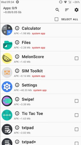 UnApp - Easy uninstall multiple apps screenshot.