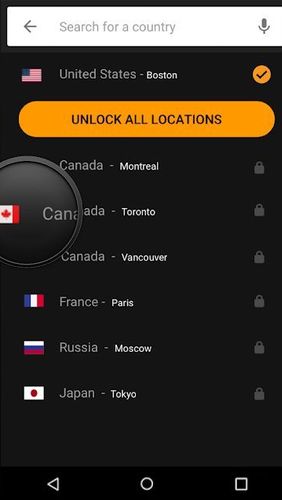 VPNhub - Secure, private, fast & unlimited VPN screenshot.