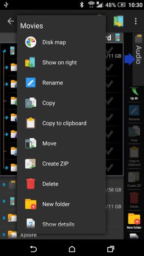 X-plore file manager screenshot.