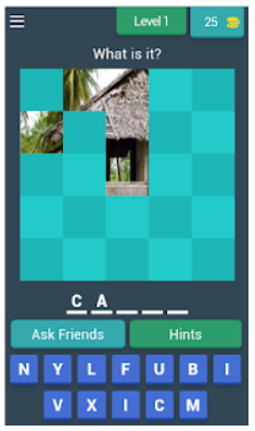 Gameplay of the Guess the Pic Smartest Minds for Android phone or tablet.