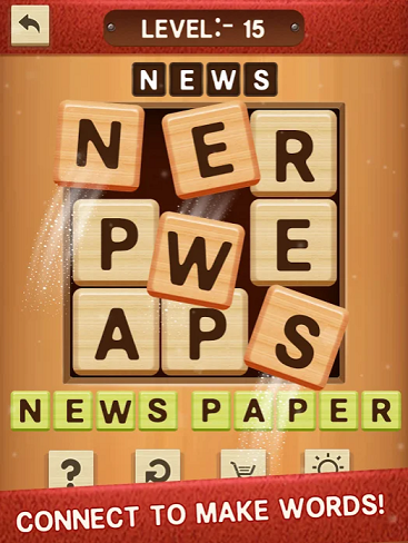 Word Cross Puzzle - Android game screenshots.