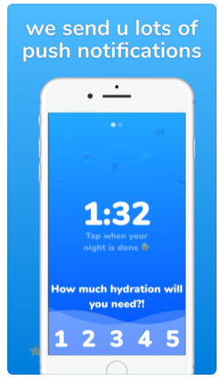 Gameplay screenshots of the Hydrate NOW for iPad, iPhone or iPod.