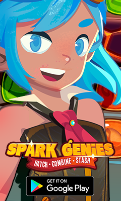 Download Spark Genies - Hatch Combine & Stash Android free game.