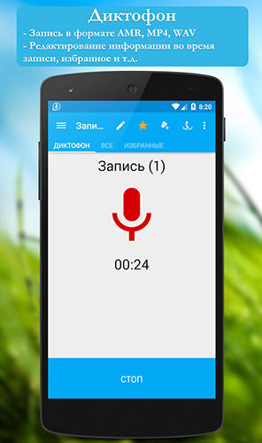 Call voice record screenshot.