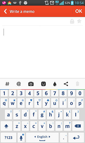 Dodol keyboard screenshot.
