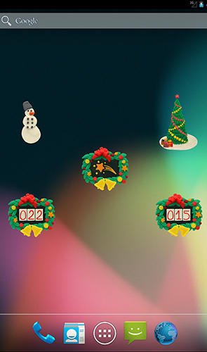 KM Christmas countdown widgets screenshot.