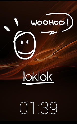 LokLok: Draw on a lock screen screenshot.