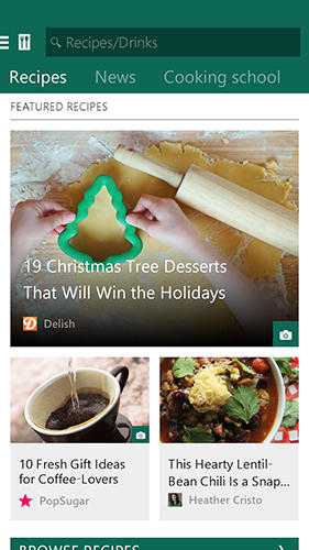 MSN Food: Recipes screenshot.