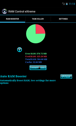 RAM: Control eXtreme screenshot.