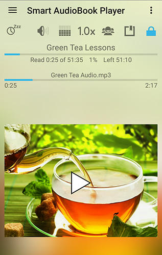 Smart audioBook player screenshot.