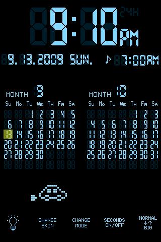 TokiClock: World Clock and Calendar screenshot.