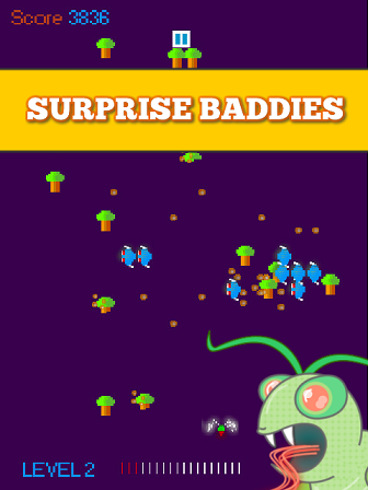 Gameplay of the Centiplode for Android phone or tablet.