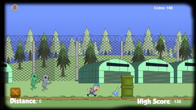 Gameplay of the Escape Area 51 for Android phone or tablet.