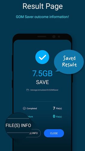 GOM saver - Memory storage saver and optimizer