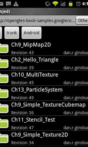 Android java editor screenshot.