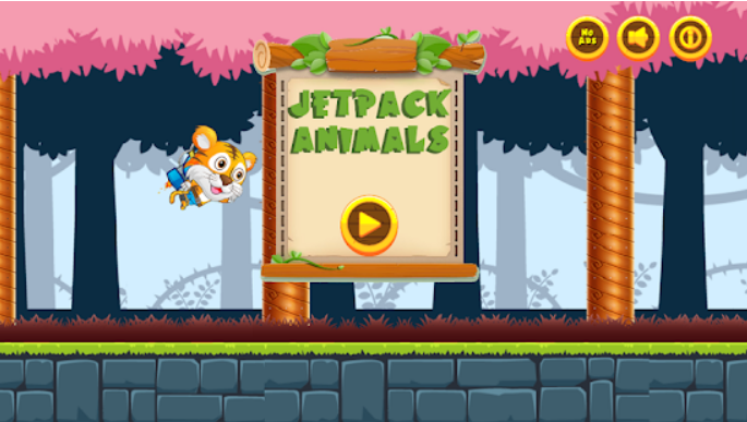 Download Jetpack Animals Android free game.