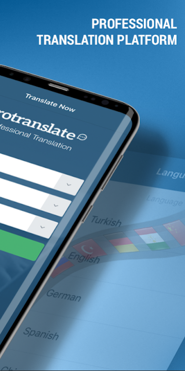 Protranslate – Professional Translation Service screenshot.