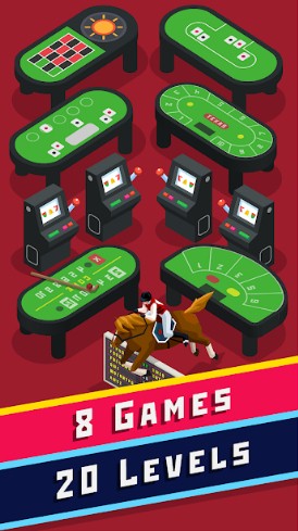 Gameplay of the Tap Tap: Casino Empire for Android phone or tablet.