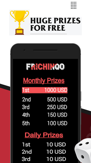Gameplay of the FRICHINQO - Play for FREE & Win CASH for FREE for Android phone or tablet.