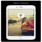 Download game Fontie! - Add Cool Fonts & Overlays to your Photo Edits for free and One Epic Knight for iPhone and iPad.
