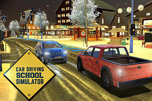 Download Car driving school simulator iPhone Multiplayer game free.