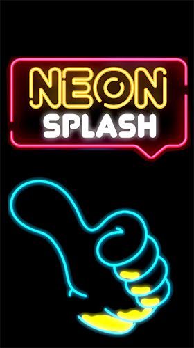 Game Neon splash for iPhone free download.