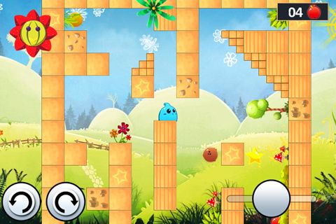 Gameplay screenshots of the Fruity jelly for iPad, iPhone or iPod.