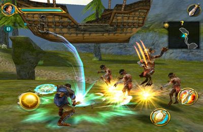 Gameplay screenshots of the Sacred Odyssey: Rise of Ayden for iPad, iPhone or iPod.