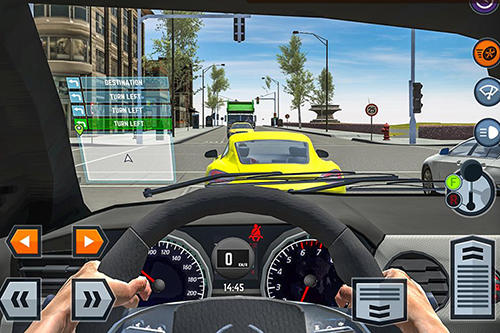 Free Car driving school simulator - download for iPhone, iPad and iPod.