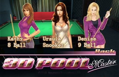 Game 3D Pool Master for iPhone free download.