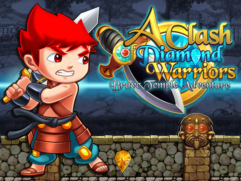 Game A Clash of Diamond Warrior: Temple Adventure Pro Game for iPhone free download.