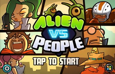 Game ALIEN VS PEOPLE for iPhone free download.