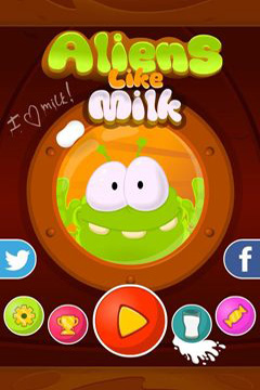 Game Aliens like milk for iPhone free download.
