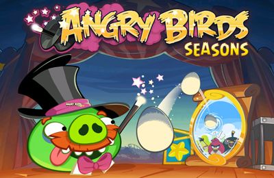 Game Angry Birds Seasons - Abra-Ca-Bacon! for iPhone free download.