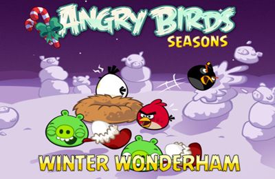 Game Angry Birds Seasons: Winter Wonderham for iPhone free download.