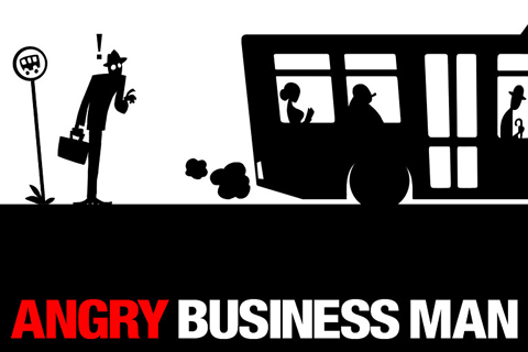 Game Angry business man for iPhone free download.