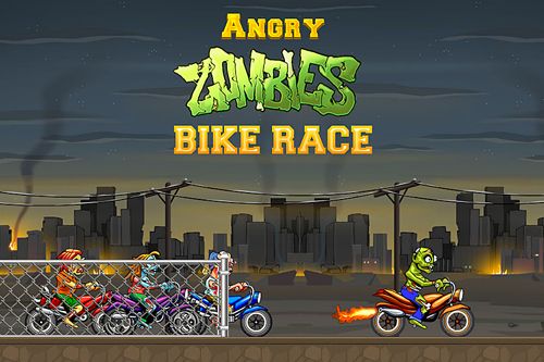 Game Angry zombies: Bike race for iPhone free download.