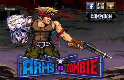 Game Army Vs Zombie for iPhone free download.