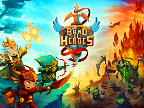 Game Band of Heroes: Battle for Kingdoms for iPhone free download.