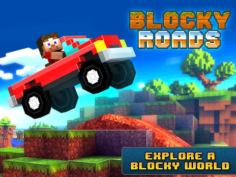 Game Blocky Roads for iPhone free download.