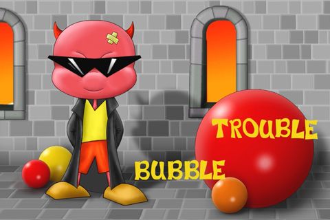 Game Bubble trouble for iPhone free download.