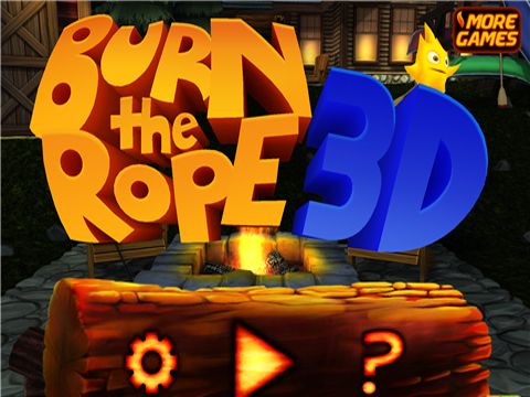 Game Burn the Rope 3D for iPhone free download.