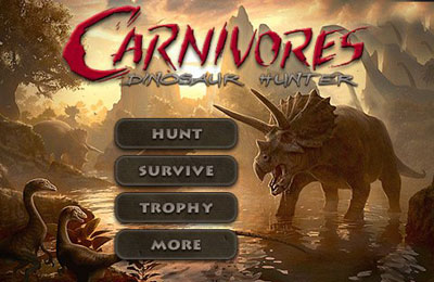 Game Carnivores: Dinosaur Hunter for iPhone free download.