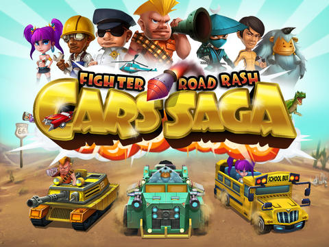 Game Cars Saga: Fighter Road Rash for iPhone free download.