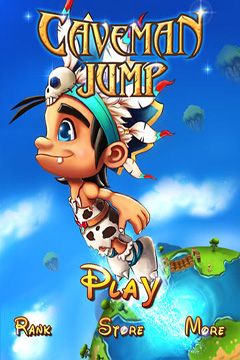 Game Caveman jump for iPhone free download.
