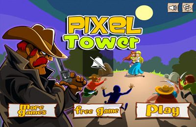Game Cowboy Pixel Tower – Knock Them Off And Crush The Structure! for iPhone free download.