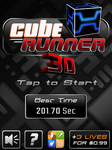 Game Cube Runner 3D Pro for iPhone free download.