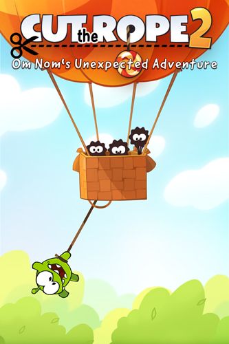Game Cut the rope 2: Om-Nom's unexpected adventure for iPhone free download.